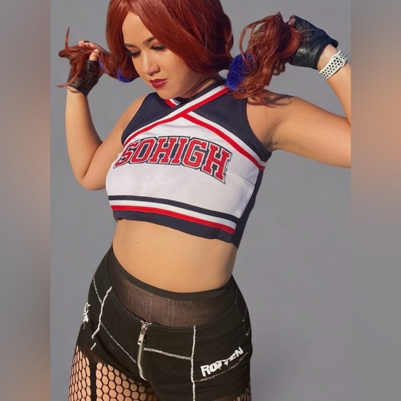 UNIF Tops - UNIF SO HIGH Cheerleader Tank Top 🤍💙